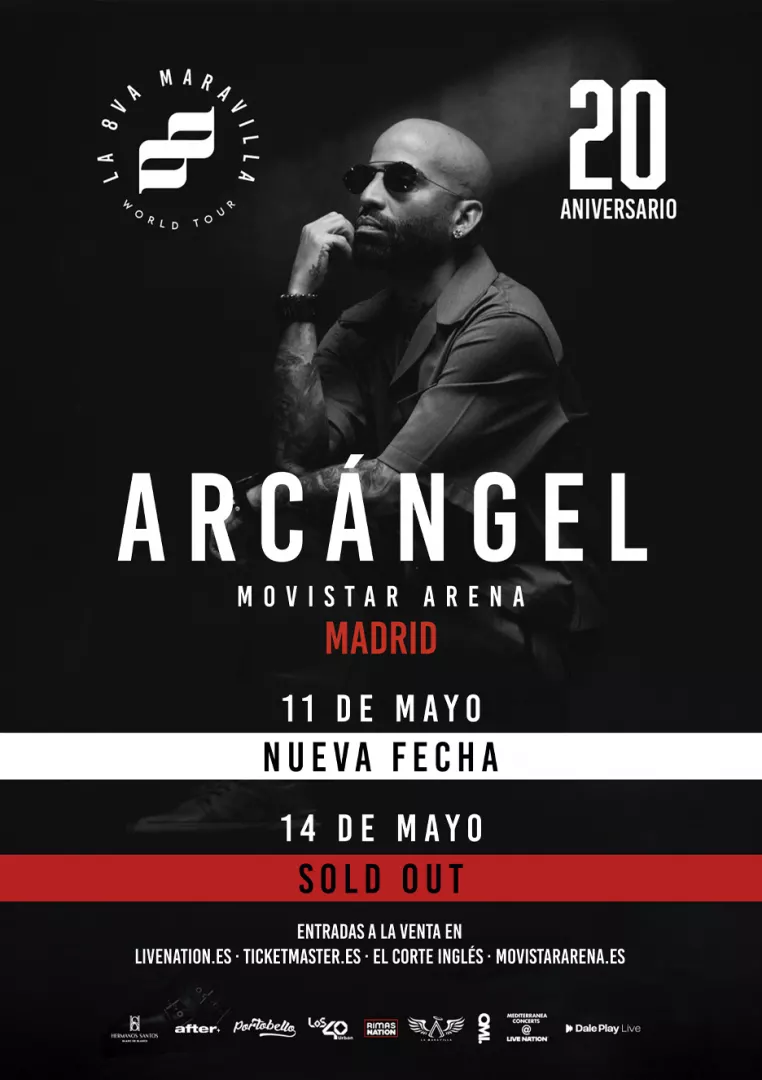 "Arcángel" La 8va Maravilla World Tour 20 Aniversario