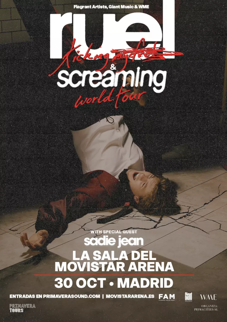 Cartel del evento Ruel - Kicking My Feet & Screaming