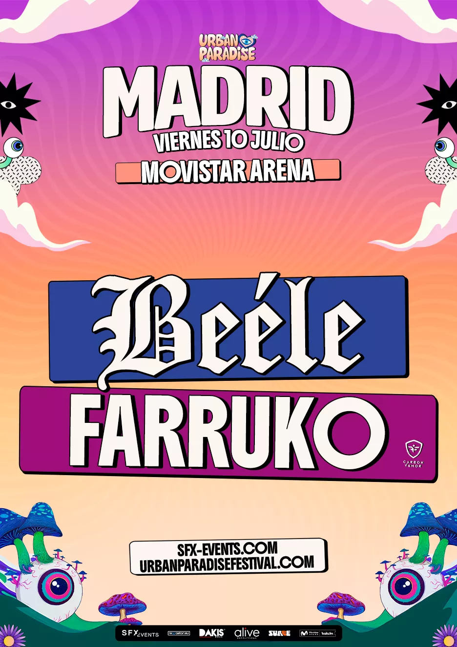 Cartel del evento Urban Paradise Madrid