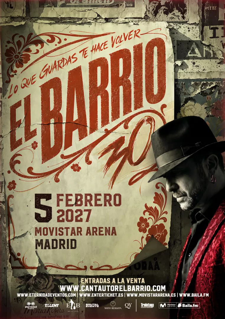 Cartel del evento El Barrio - Lo que guardas te hace volver