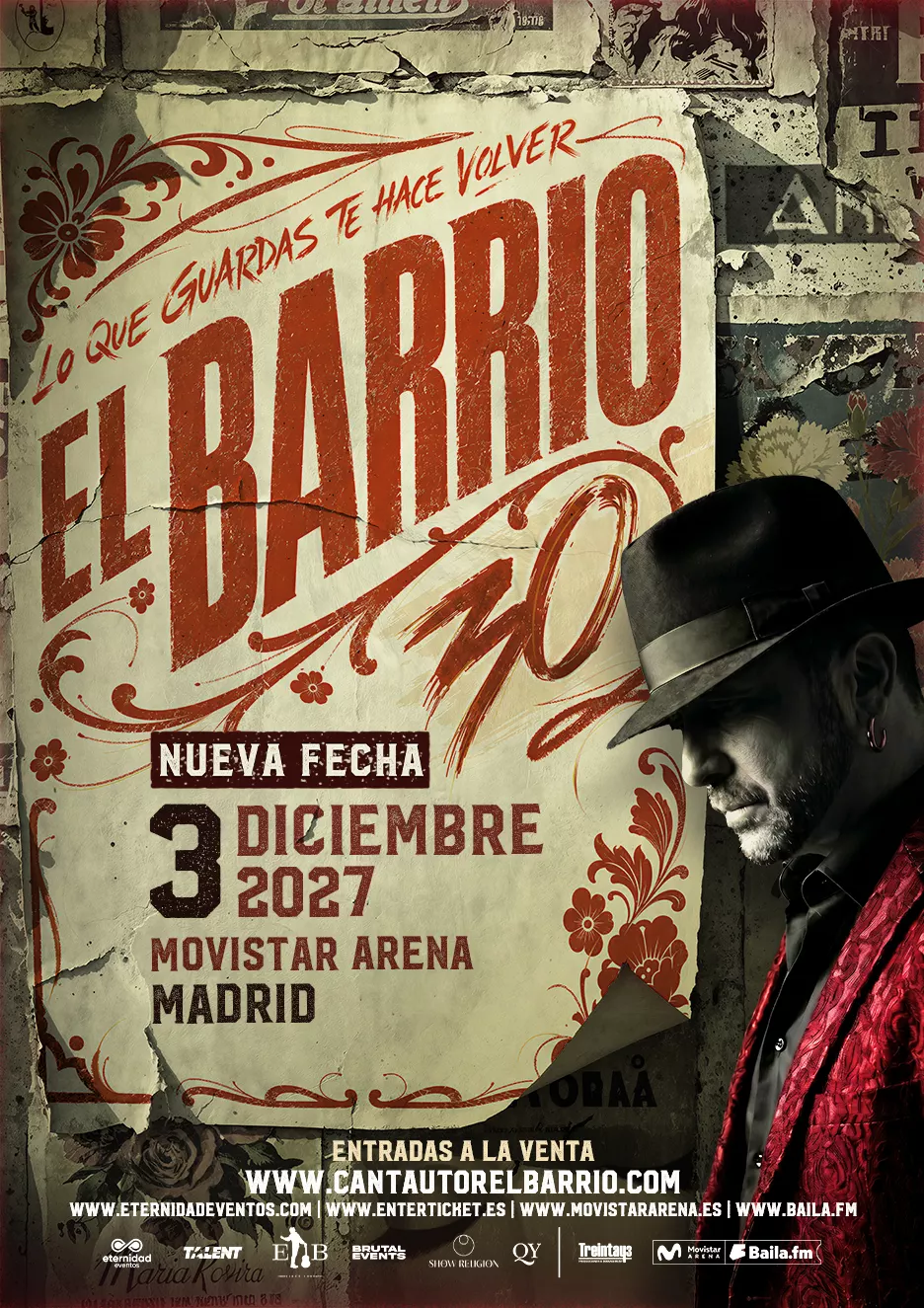 Cartel del evento El Barrio - Lo que guardas te hace volver