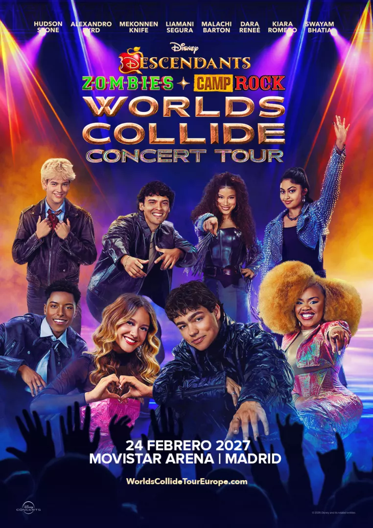 Cartel del evento Disney Worlds Collide Concert Tour