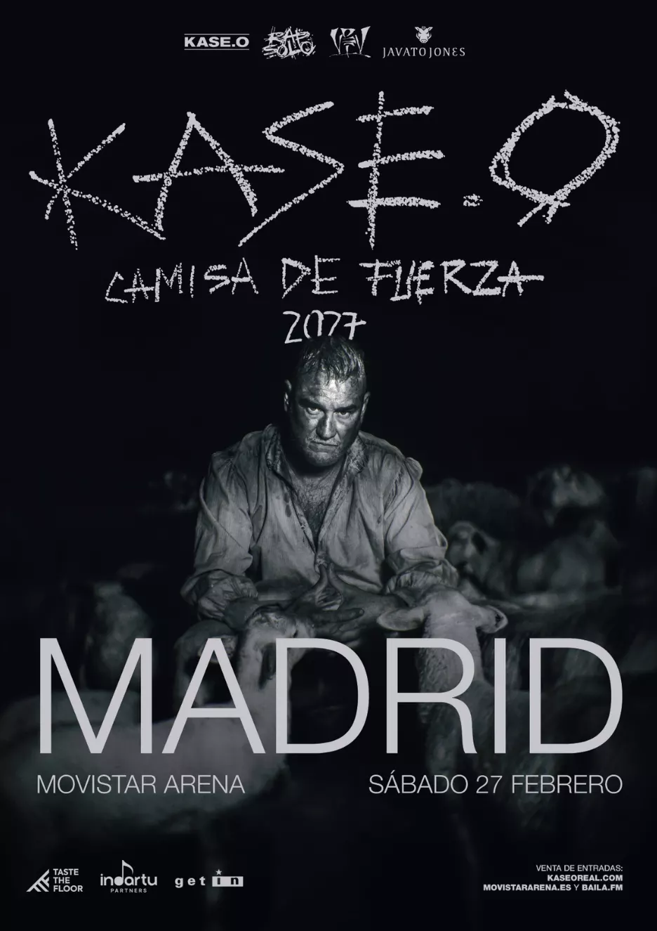 Cartel del evento Kase.O - Camisa de Fuerza 2027