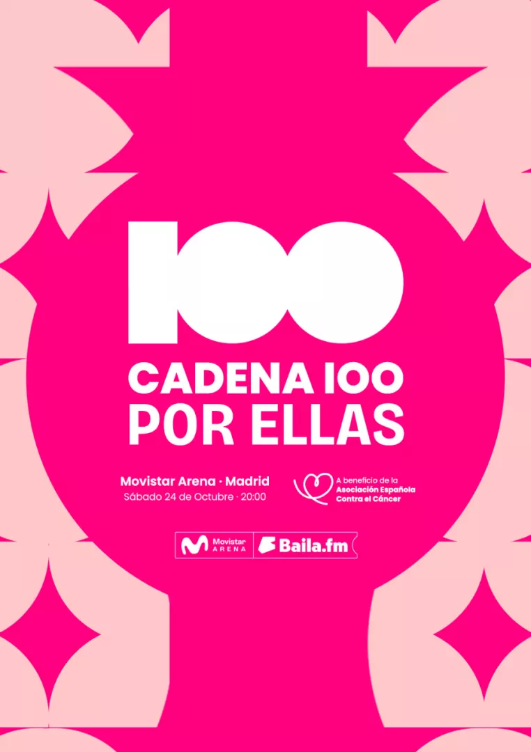 Cartel del evento CADENA 100 Por Ellas 2026